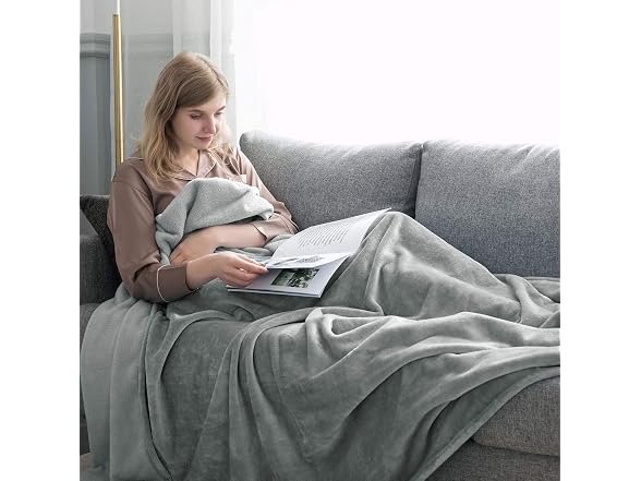 MOONLIGHT20015 Fleece Blanket Twin Size