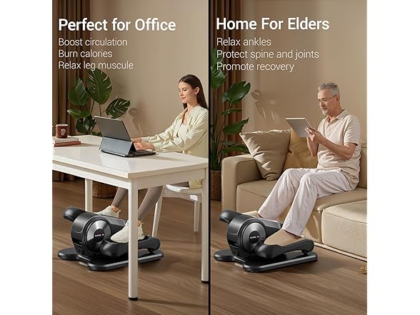 CURSOR FITNESS Under Desk Elliptical Machine