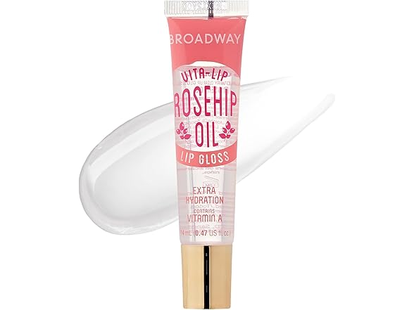 Ruby Kisses Vita-Lip Clear Gloss Rosehip Oil 6pk