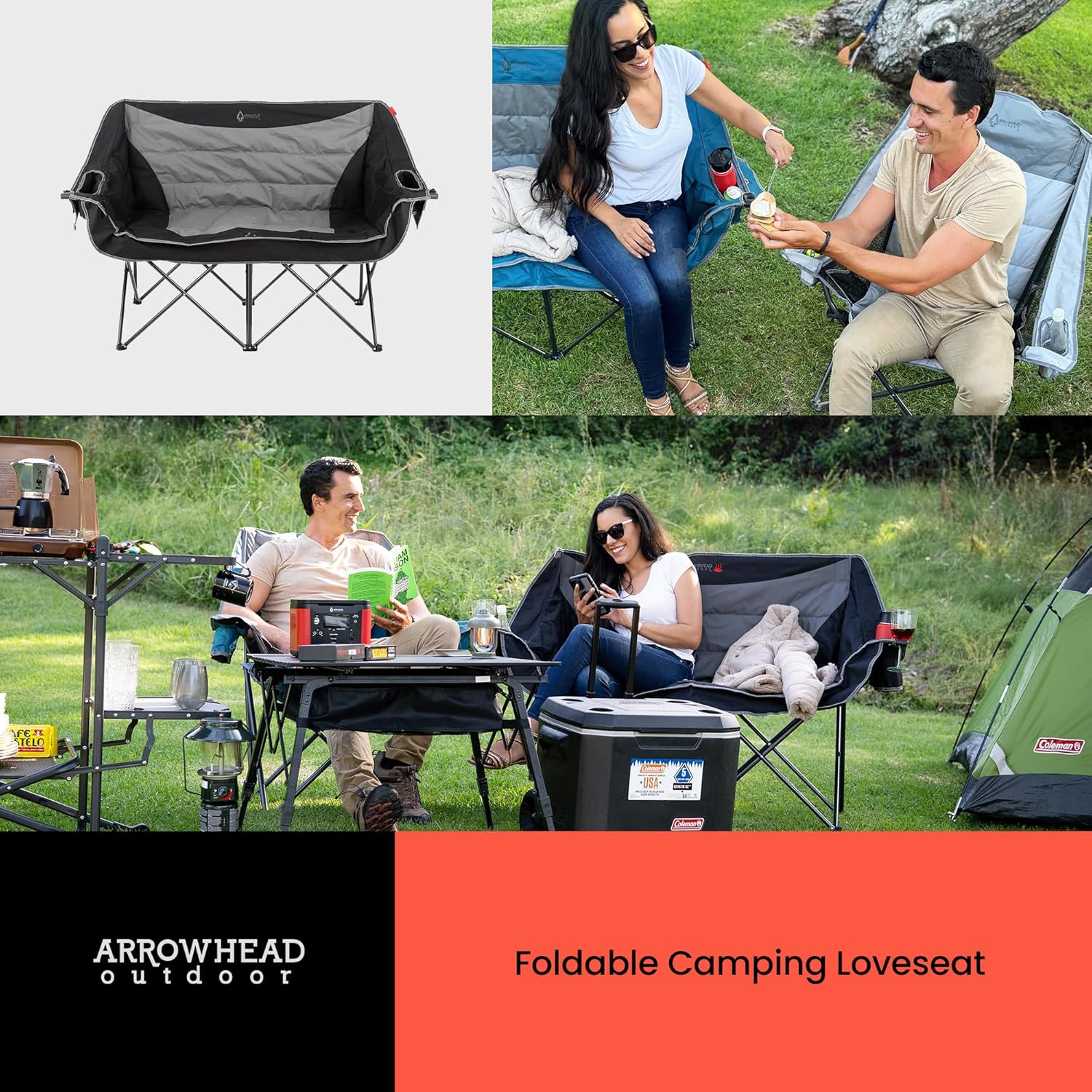 ARROWHEAD OUTDOOR Heated Loveseat (Open Box) - Gallery 20