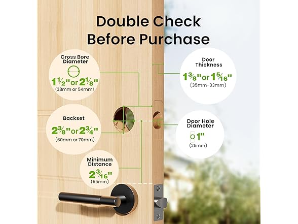Ghome Smart Deadbolt Lock for Front Door