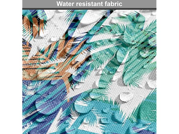 Ambesonne Palm Leaf Fabric by The Yard, Tropical