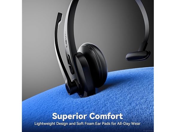 LEVN Wireless Headset Mic Noise Cancel