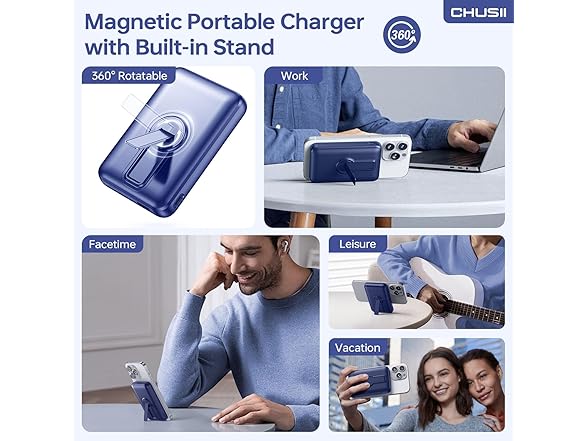 CHUSII Wireless Power Bank