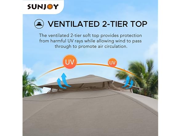 Sunjoy 11 ft. x 13 ft. Gazebo