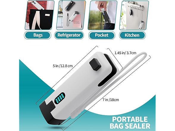 HSLGOVE 3-IN-1 Mini Bag Sealer