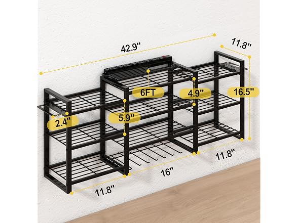CFMASTER Large Power Tool Organizer Wall Mount