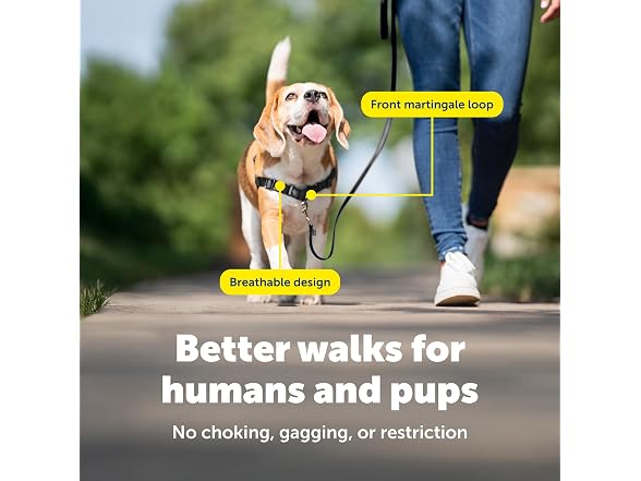 PetSafe Easy Walk Harness, No Pull Dog H Bla
