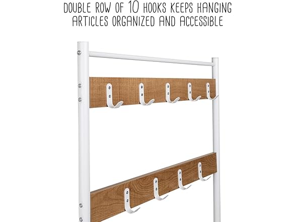 Honey-Can-Do Entryway Hall Tree with Bench