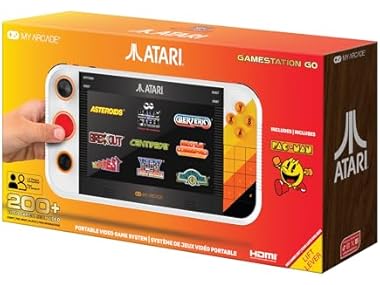 $129.99, Was $179.99, 27% Off! My Arcade Atari Gamestation Go dealfomo