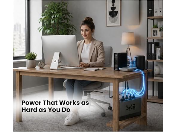 SKE UPS Battery Backup 425VA/240W