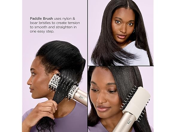 Shark FlexStyle Air Styling & Drying System, Powerful Hair Blow Dryer & Multi-Styler with Auto-Wrap Curlers, Curl-Defining Diffuser, Oval Brush, & Concentrator Attachment, Stone, HD435 (Open Box)