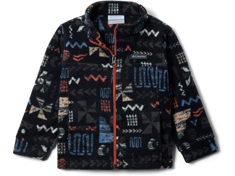 Columbia Youth Boys Zing III Fleece, Black Outerbounds, Medium