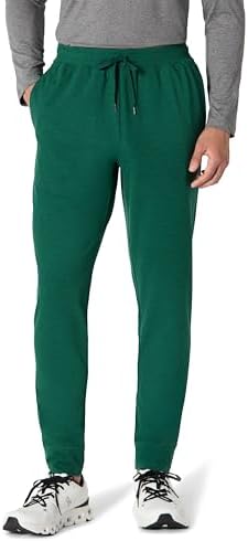 Amazon Essentials Men's Athletic Soft Performance Lightweight Gym Workout Tapered Track Sweatpants