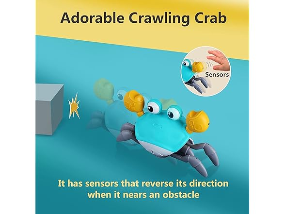 control future Crawling Crab Baby Toy