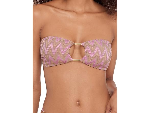 Steve Madden Women's Cutout Bandeau Bikini Top