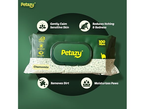 Petazy Pet Wipes for Dogs & Cats (400Ct)