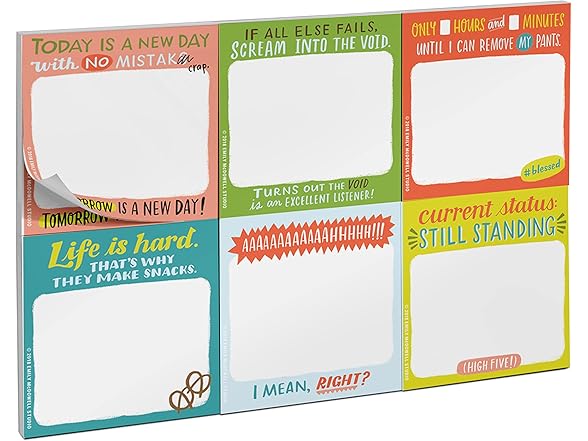 Em & Friends Daily Struggle Sticky Note Packet