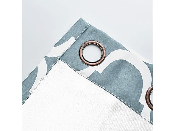 Melodieux Teal Blackout Curtain 52"x96"