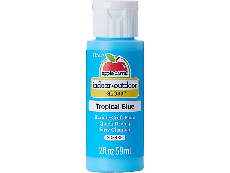 Apple Barrel Gloss Acrylic Paint (2-Ounce), 20348 Tropical Blue 