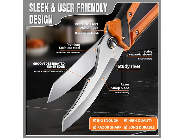 Chenovate Heavy Duty Kitchen Shears
