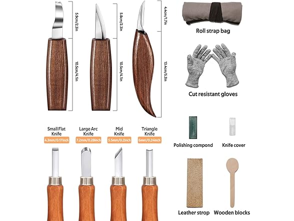 12-piece Wood Carving Set