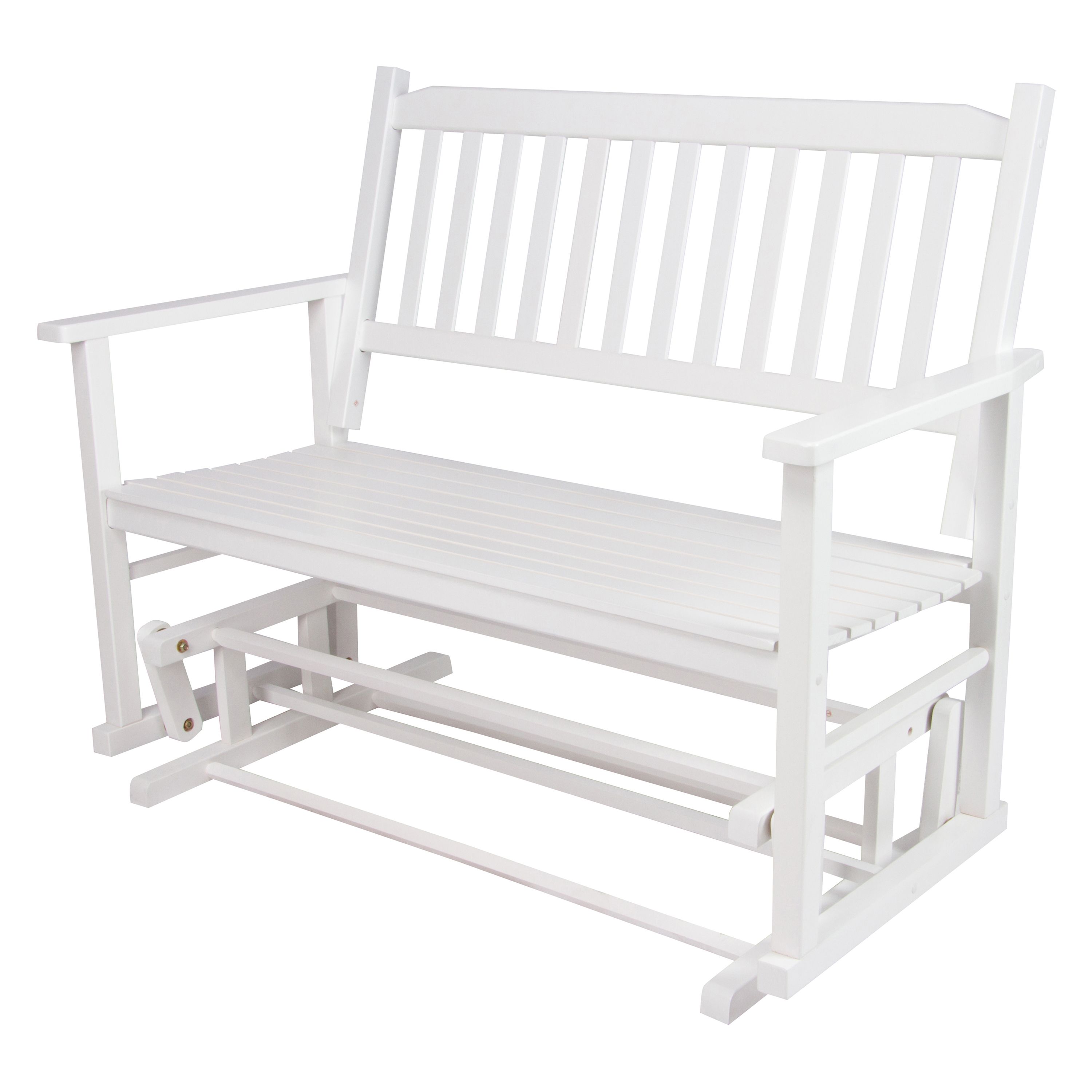 Shine Company Torrey Outdoor Patio Glider Bench - Gallery 13