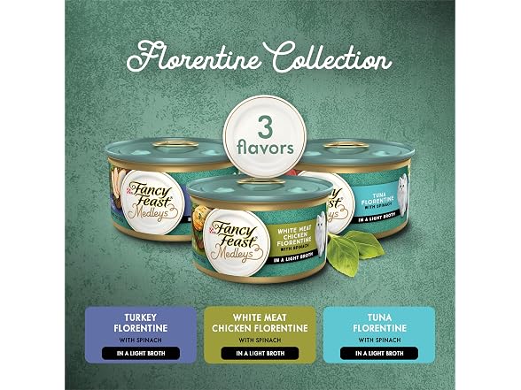 12Pk Purina Fancy Feast Wet Cat Food Medleys