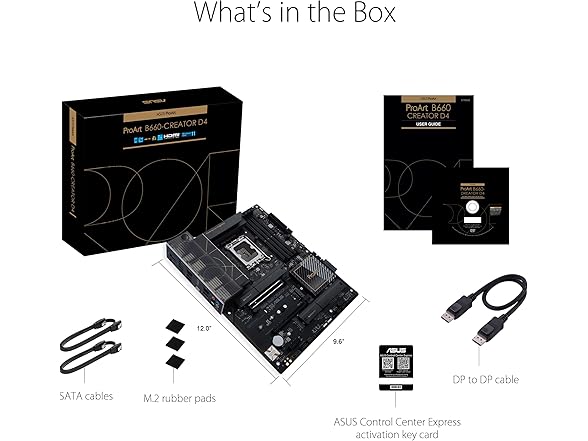 ASUS ProArt B660-Creator D4 Intel LGA 1700 ATX DDR4 Motherboard