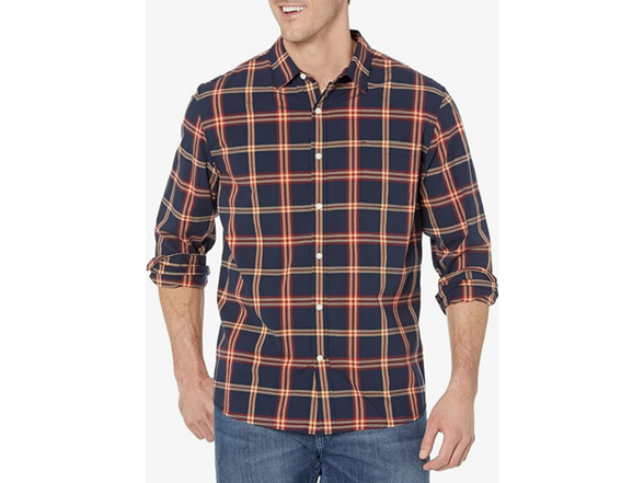 Navy/Red, Plaid