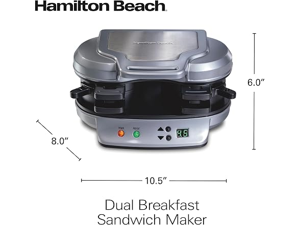 Hamilton Beach Hamilton Beach Dual Breakfast Sandwich - Gallery 9