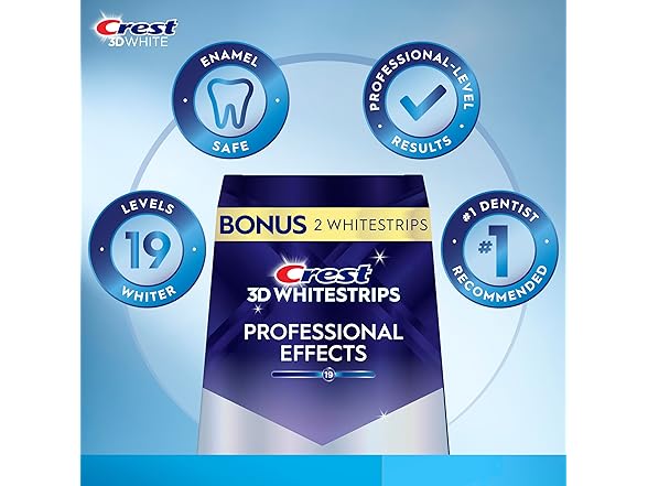 Crest 3D Whitestrips Professional Effects