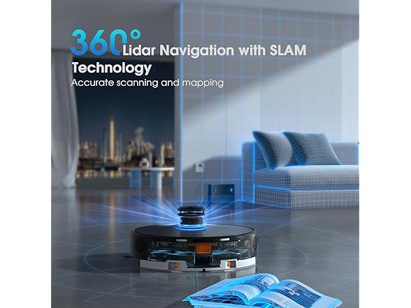 SHELIKI Robot Vacuum and Mop Combo