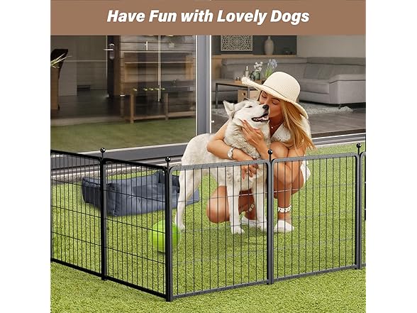YSSOA Dog Playpen Indoor, Puppy Playpen