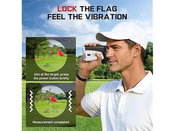 AxisLock Golf Rangefinder with Slope