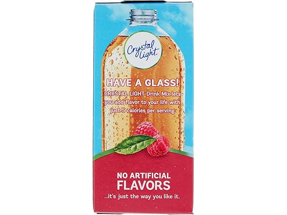 10CT Crystal Light On The Go Raspberry Green Tea