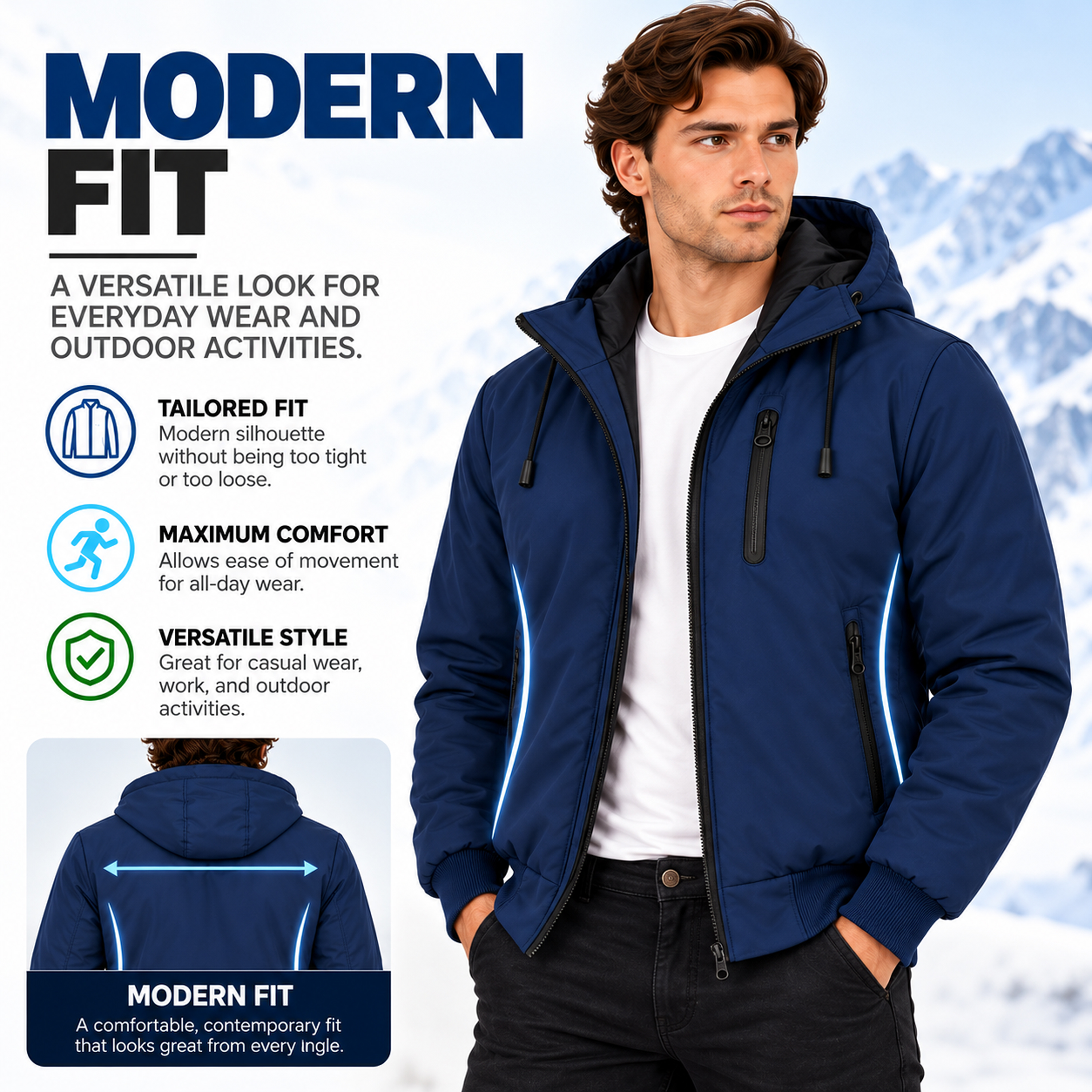 Mens Heavyweight Tech Jacket - Gallery 33