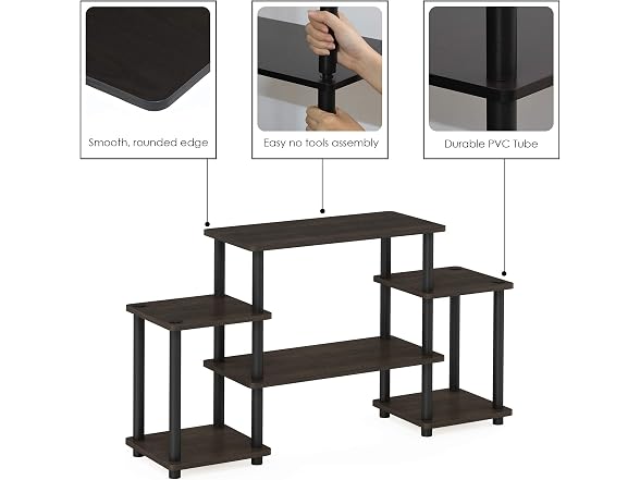 Furinno Rata 4-Tier Industrial Shelf