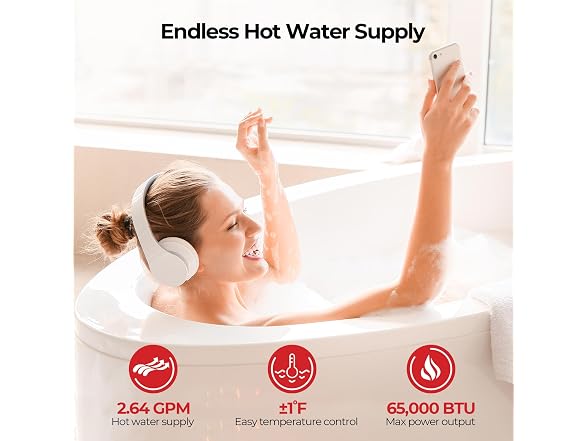 CAMPLUX CX264 Tankless Gas Water Heater