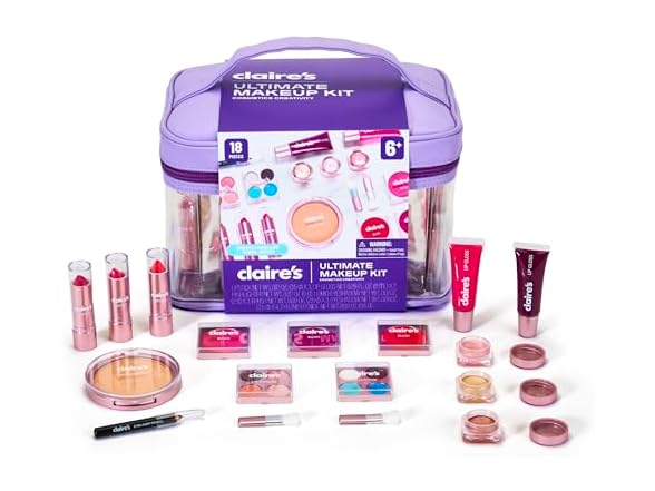 Claire's Ultimate Makeup Kit, 18-Piece