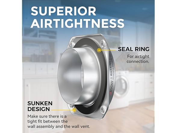 Jeevony Magnetic Dryer Vent Coupling
