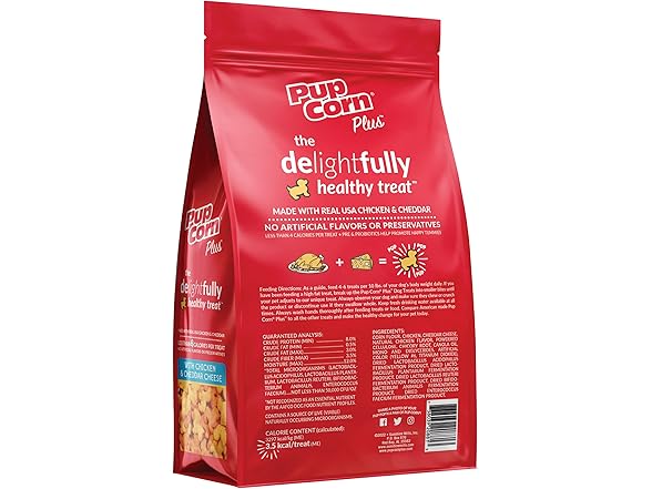Pup Corn Plus - Puffed Dog Treats 24 oz.