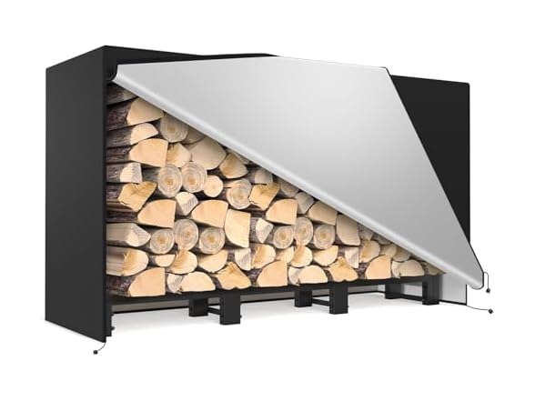 SunyesYoon Firewood Rack Outdoor 4ft