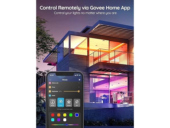 Govee Smart RGB LED Strip Lights 2 Rolls of 16.4ft