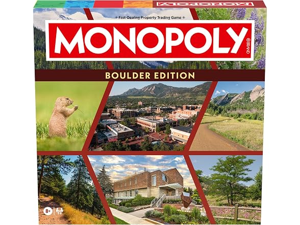 Monopoly Board Game – Boulder, CO Edition
