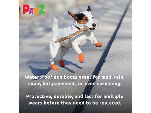 PawZ Rubber Dog Boots