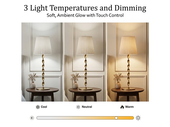 Twisted Stem Pleated Shade Cream Lamp