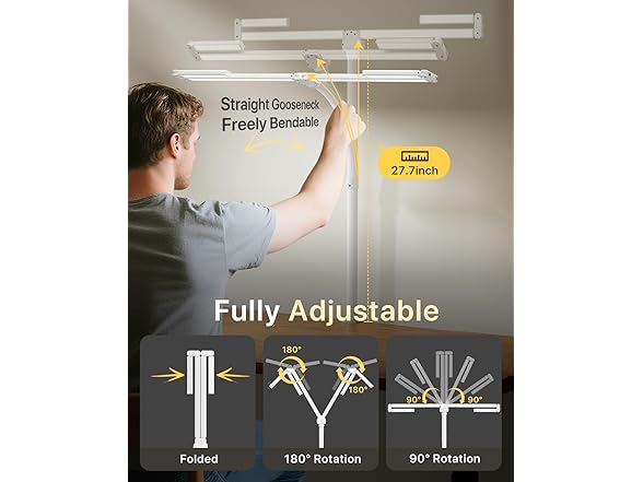ONEMIX 42" LED Desk Lamp