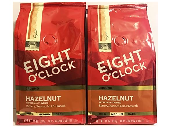 Eight O'Clock Hazelnut Coffee