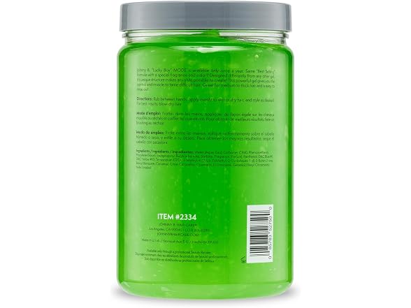 Johnny B Mode Lucky Boy Hair Styling Gel, 32 oz